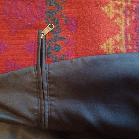 Woolrich Women's Vintage Red Floral Fully Lined Wool Blend Jacket Size XL - Picture 7 of 9